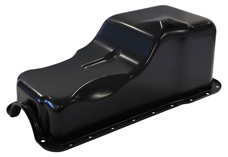 Aeroflow Ford Windsor Standard Replacement Oil Pan, Black Finish Suit Small Block Ford 289 to 302 Windsor Front Sump, 5.0L Capacity