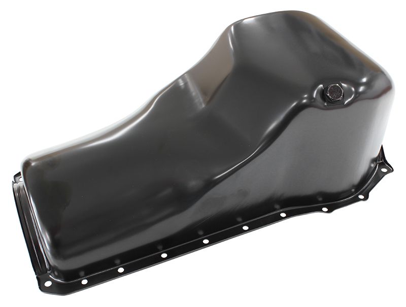 Aeroflow Ford Cleveland Standard Replacement Oil Pan, Black Finish Suit Ford 302 and 351 Cleveland, 5.0L Capacity