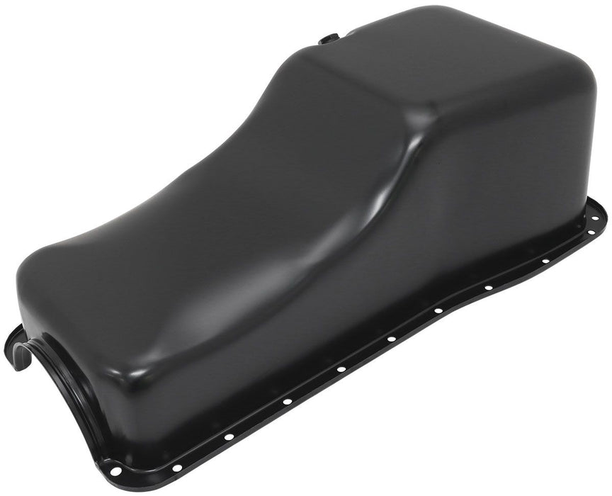 Aeroflow Ford Big Block Standard Replacement Oil Pan, Black Finish Suit Ford Big Block 429 to 460 V8, 5.0L Capacity