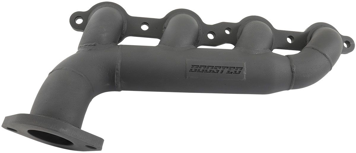 Aeroflow GM LS Driver Side Single Turbo Manifold 3.5" V-Band, Suits GM LS Cross Over Turbo Manifold