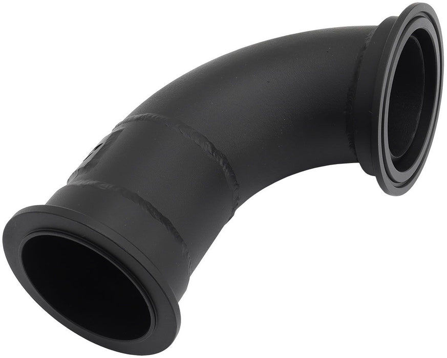 Aeroflow GM LS Twin Turbo ShortTurn Up Adapter Manifold 2.5" V-Band and AF8080-1016 Flange, Sold Individually