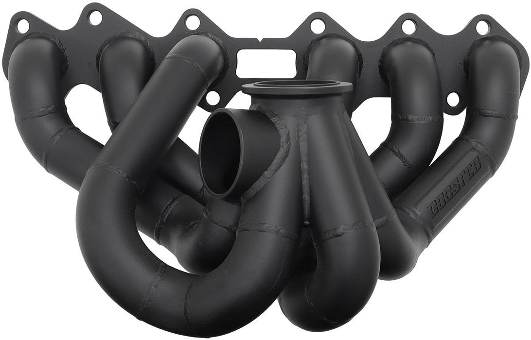Aeroflow Toyota 2JZ-GTE V-Band Turbo Manifold Suits High Mount GT30-GT35 Turbo, with 50mm External Wastegate Flange