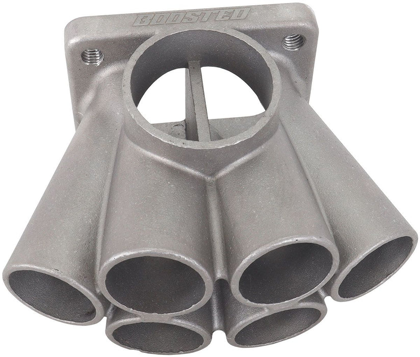 Aeroflow 6 into 1 Oval Turbo Merge Collector, T4 Twin EntryFlange 54mm I.D Wastegate, Cast 304