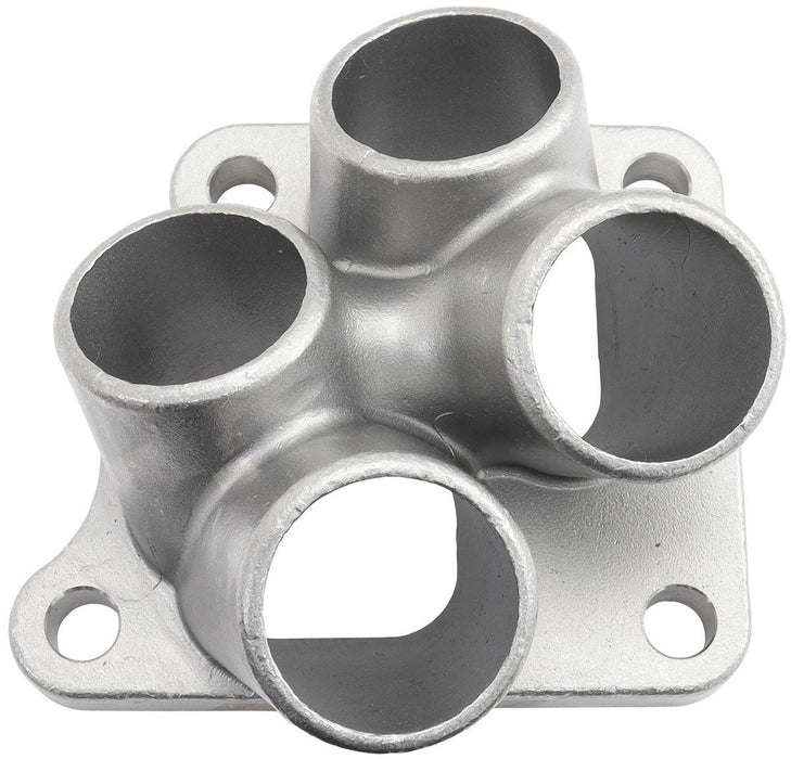 Aeroflow 4 into 1 Turbo Merge Collector, 4G63 Factory OEM 4 Bolt Flange No Wastegate Hole, Cast 304