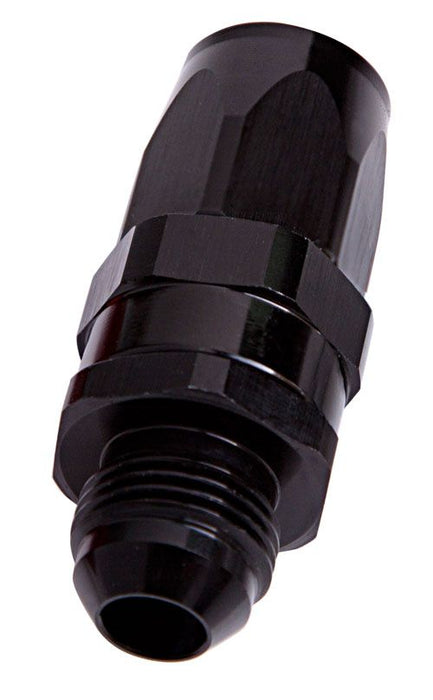 Male AN Taper Swivel Straight Hose End -10AN to -10AN  Black Finish. Suit 100 & 450 Series Hose