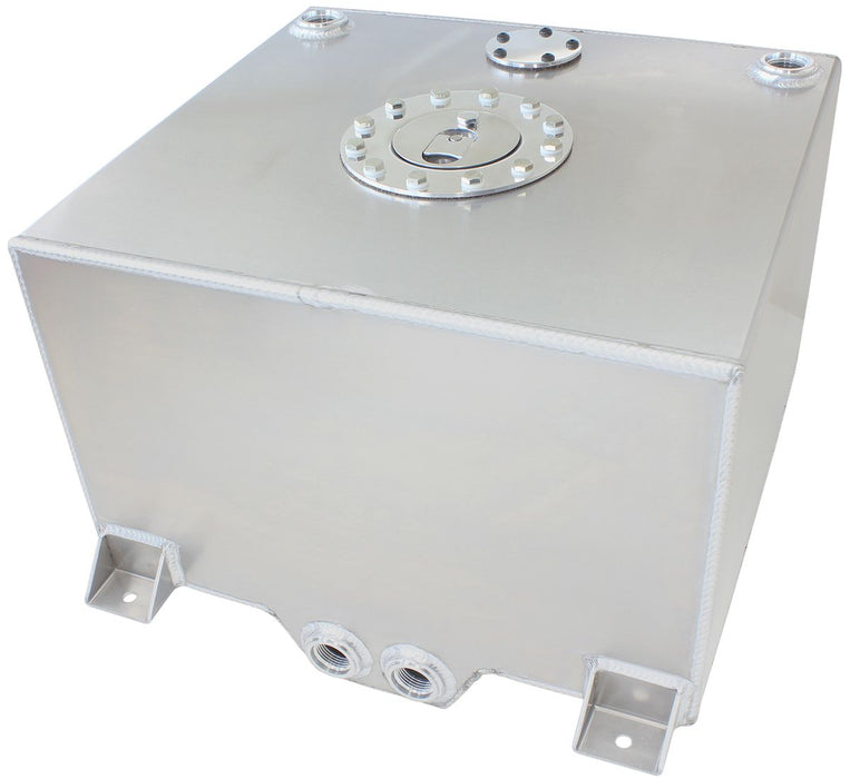 Aluminium 10 Gallon (38L) Fuel Cell with Cavity/Sump  14-15/16" L x 16-1/8" W x 10-1/4" H (38cm x 41cm x 26cm)