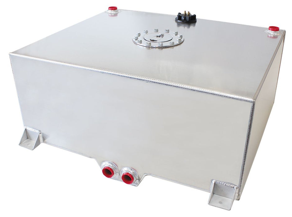 Aluminium 20 Gallon (76L) Fuel Cell with Cavity/Sump & Fuel Sender   20-1/16" L x 24-3/8" W x 10-1/4" H (51cm x 62cm x 26cm)