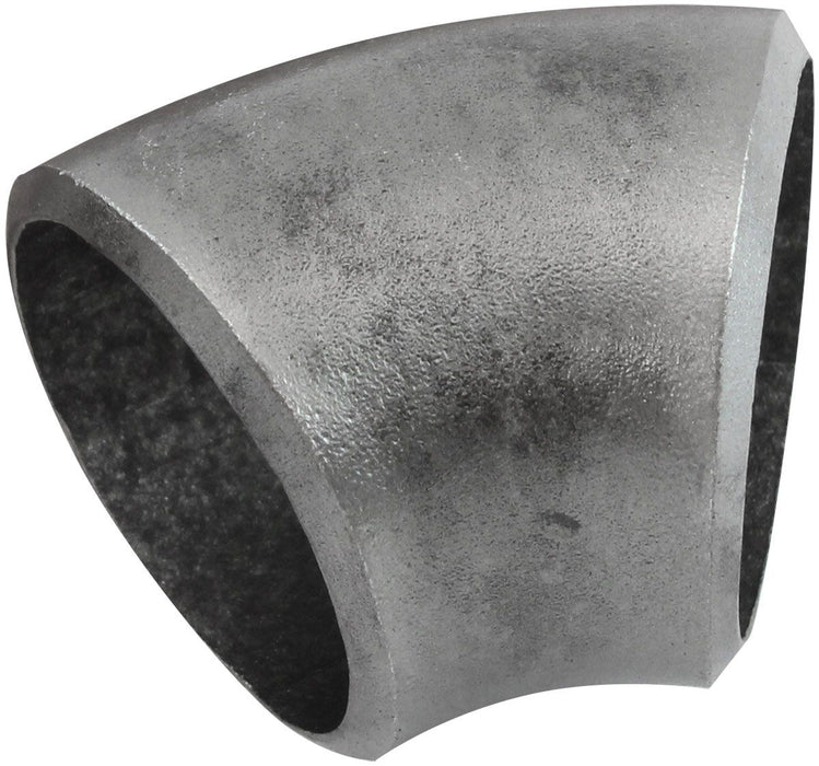 Aeroflow 1-3/8" (35mm) Steam Pipe Tube, 45 Degree Bend, 1.5D Radius 1/8" Wall Thickness, Carbon Steel Material