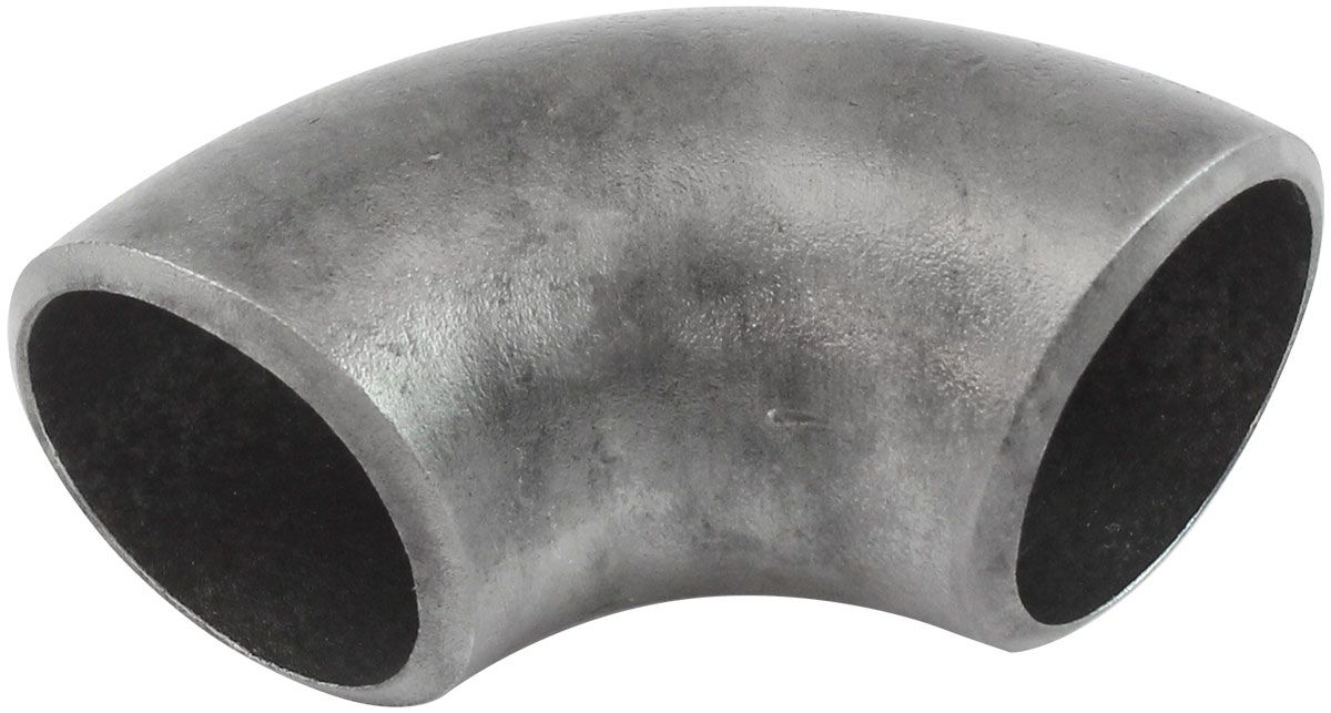 Aeroflow 1-3/8" (35mm) Steam Pipe Tube, 90 Degree Bend, 1.5D Radius 1/8" Wall Thickness, Carbon Steel Material