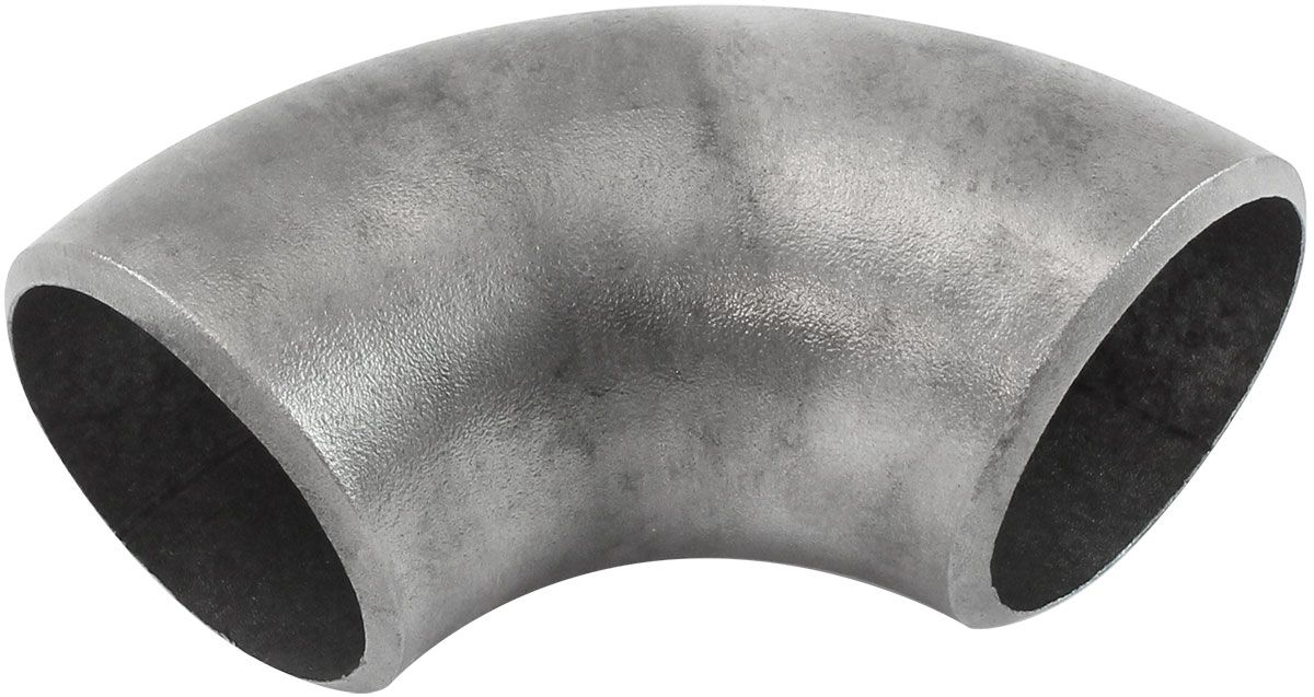 Aeroflow 1-5/8" (41mm) Steam Pipe Tube, 90 Degree Bend, 1.5D Radius 1/8" Wall Thickness, Carbon Steel Material