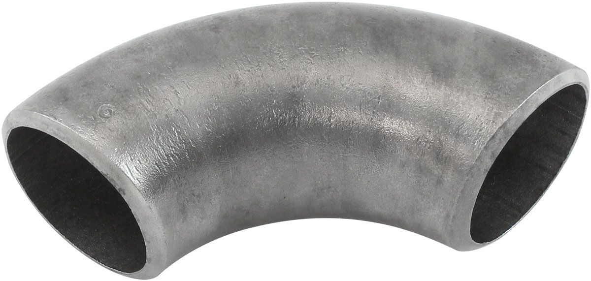 Aeroflow 1-3/8" (35mm) Steam Pipe Tube, 90 Degree Bend, 2.0D Radius 1/8" Wall Thickness, Carbon Steel Material