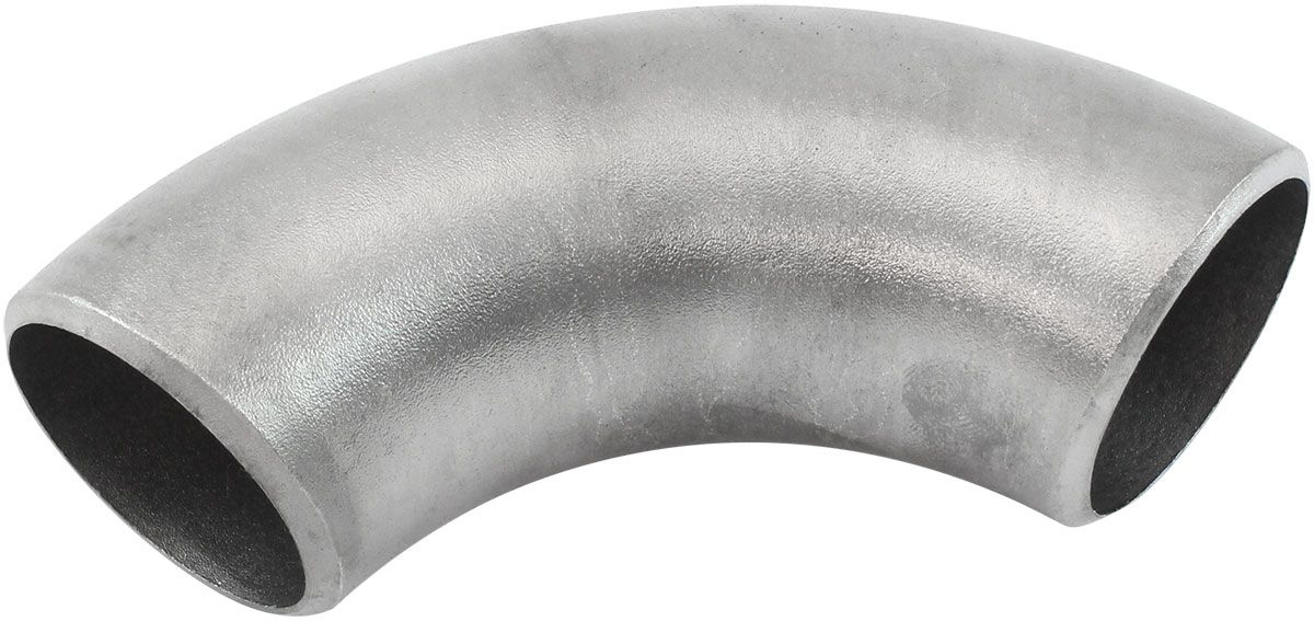 Aeroflow 1-5/8" (41mm) Steam Pipe Tube, 90 Degree Bend, 2.0D Radius 1/8" Wall Thickness, Carbon Steel Material