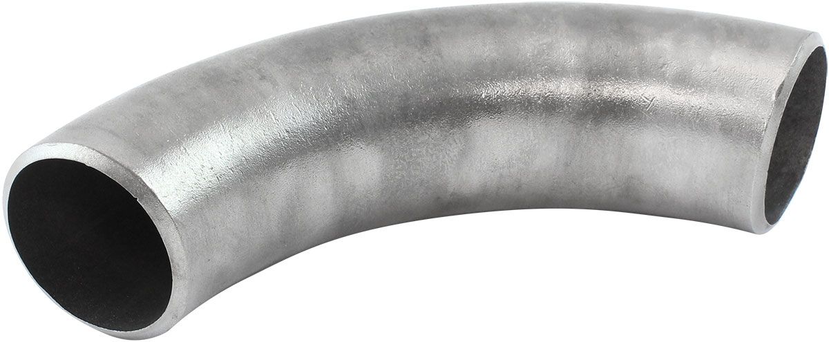 Aeroflow 1-5/8" (41mm) Steam Pipe Tube, 90 Degree Bend, 3.0D Radius 1/8" Wall Thickness, Carbon Steel Material