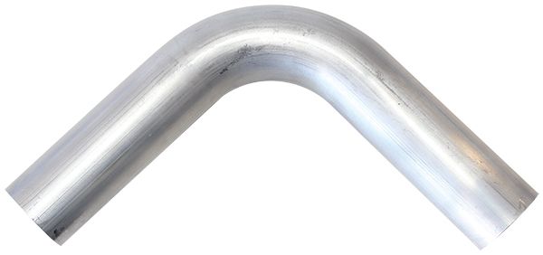 90° Aluminium Mandrel Bend 2-1/2" (63mm) Dia.   1/16" (1.63mm) Wall. 5-1/2" (140mm) Leg