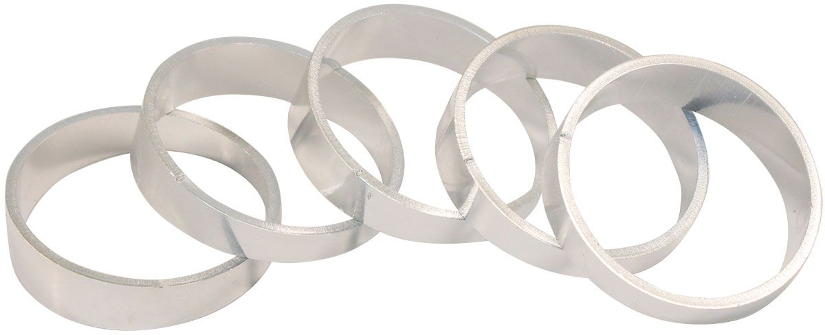 Aluminium 1.5" Pie Cuts Sold asa Pack of 5 to make a 45° Bend, 1/16" Wall Thickness and 1D Radius