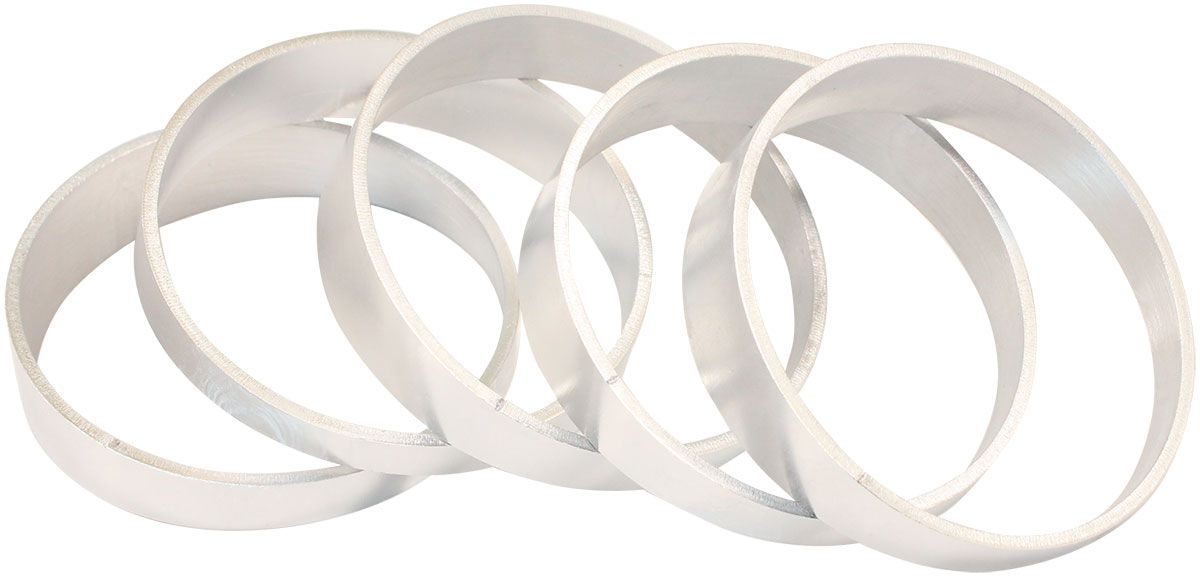 Aluminium 3.00" Pie Cuts Sold asa Pack of 5 to make a 45° Bend, 1/16" Wall Thickness and 1D Radius