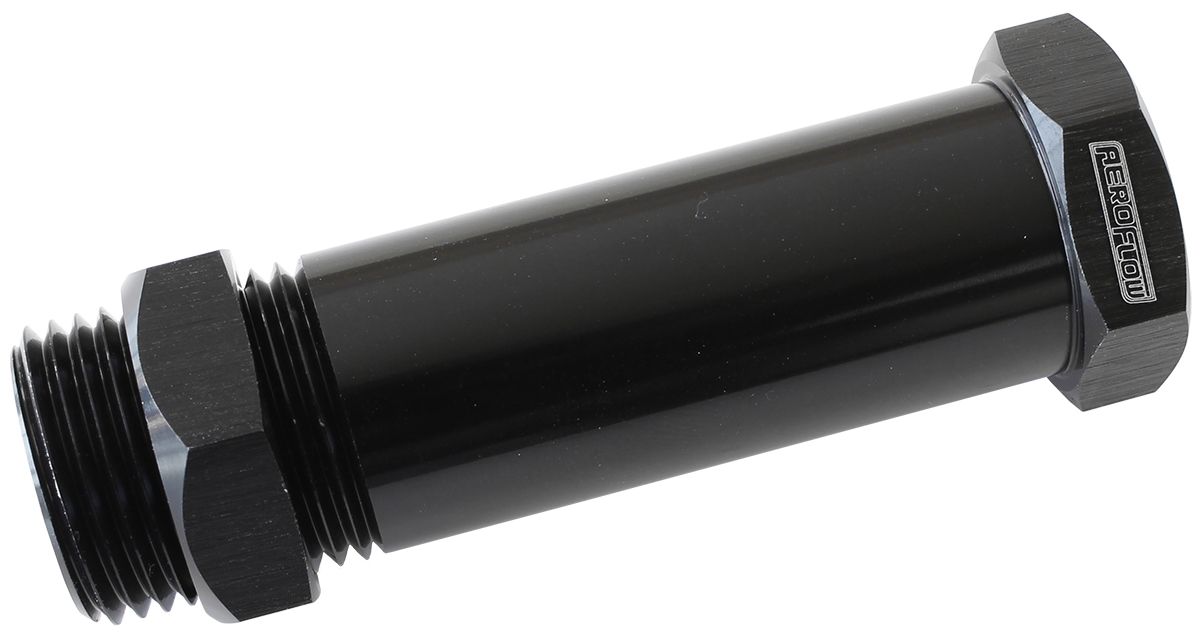 Universal Through Frame Bulkhead - Black  With x2 -6 ORB Ports