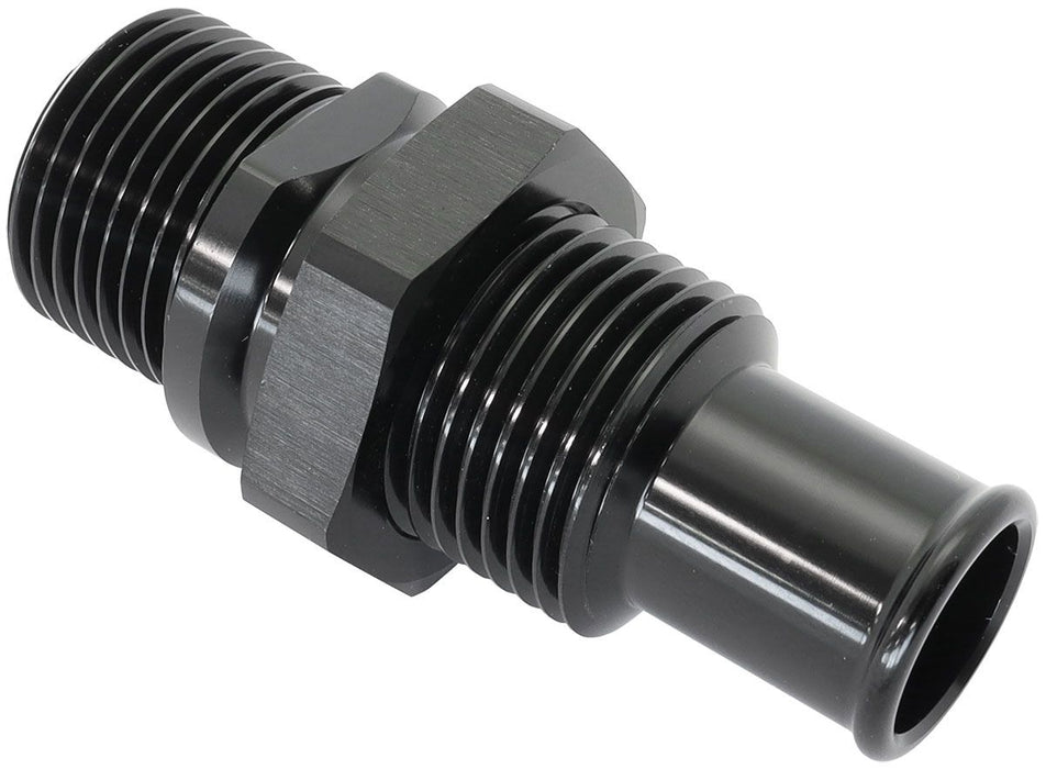 #10 Air Conditioning To 5/8" Barb Bulkhead Insert   Black Finish