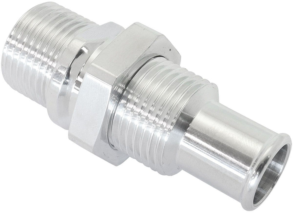 #10 Air Conditioning To 5/8" Barb Bulkhead Insert   Polished Finish