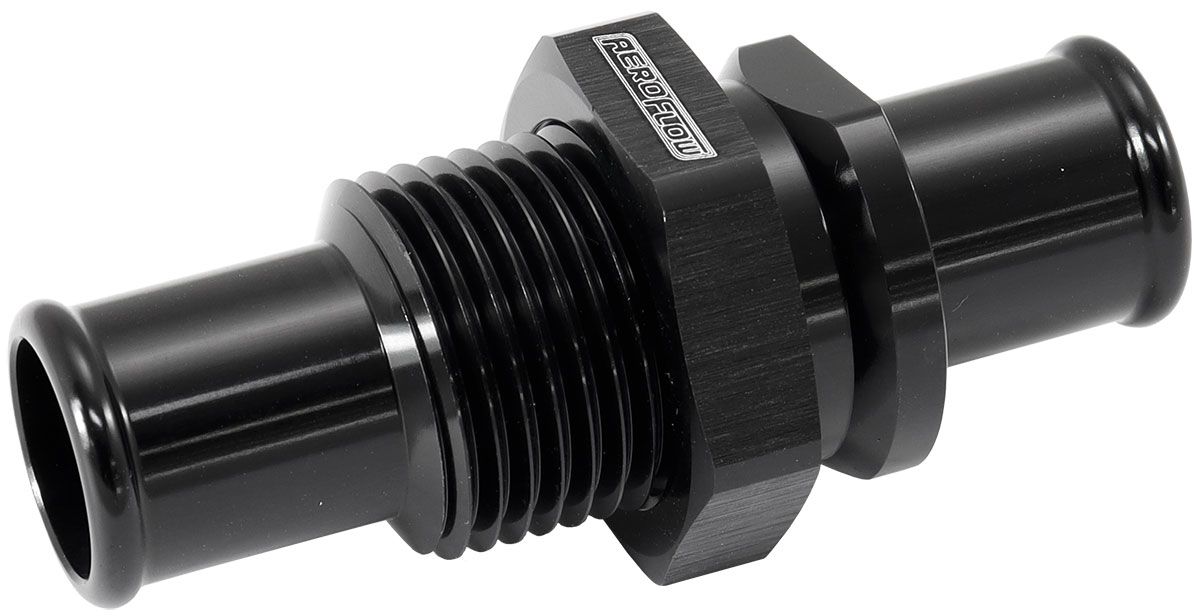 5/8" Barb Bulkhead Insert   Black Finish