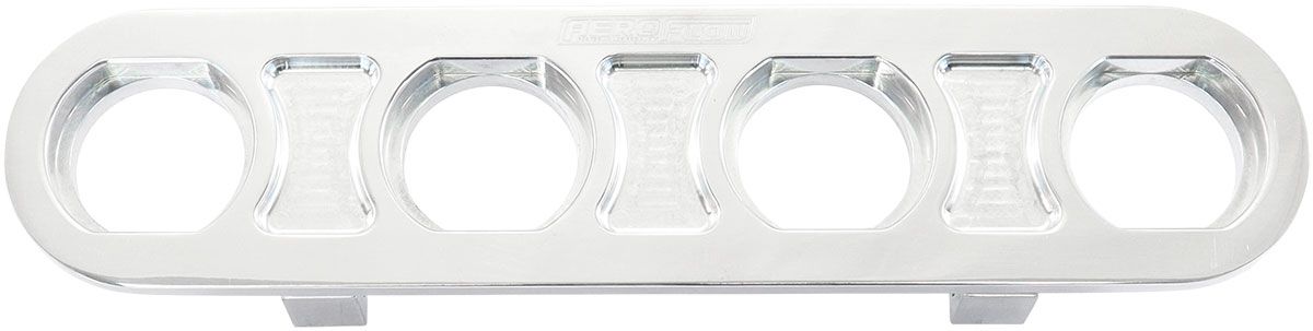 Aeroflow Universal Modular 4-Port Billet Bulkhead Plate Polished Finish