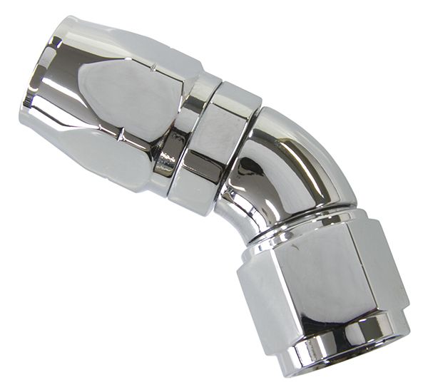 880 Elite Series Full Flow Cutter Swivel 45° Hose End -20AN  Suits 100 & 450 Series Hose
