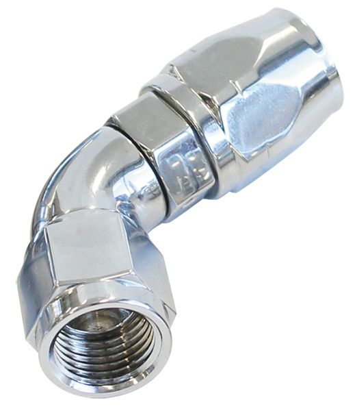 880 Elite Series Full Flow Cutter Swivel 60° Hose End -6AN  Suits 100 & 450 Series Hose