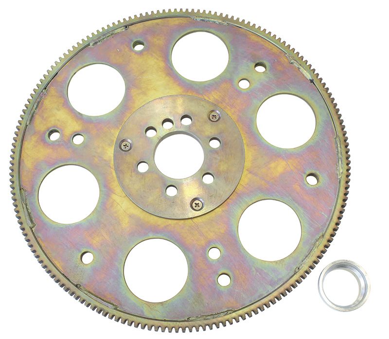 GM LS 168 Tooth Internal Balance Conversion Flexplate  Includes Crank Adapter, will fit PowerGlide, TH350 & TH400 Transmissions, Suits 10.75" & 11.06" Converter Bolt Circle