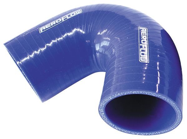 Gloss Blue 135° Silicone Elbow Hose 1-1/2" (38mm) I.D  3-Ply, 4.5mm Wall Thickness, 100mm Leg