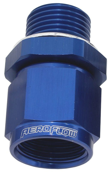 Metric To Female AN Swivel Adapters - Blue  M12 x 1.5 to -8AN