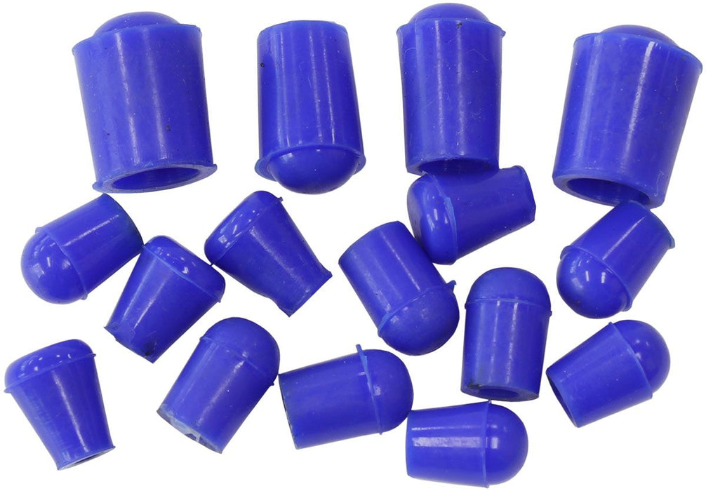 Metric Vacuum Blank Off Plug Kit (16 piece)  Blue Finish