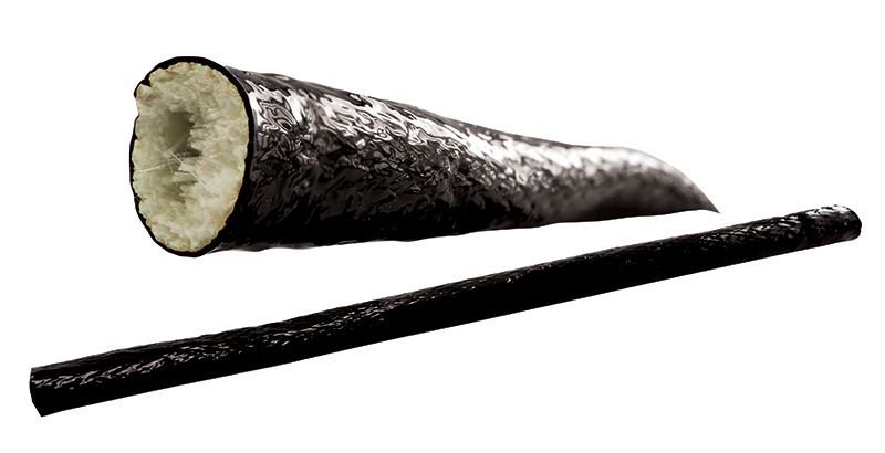 Heatguard Heat Shield Sleeves  5/16" (7.93mm) I.D., Suits -3 & -4 PTFE Hoses, 3.7m length, Black