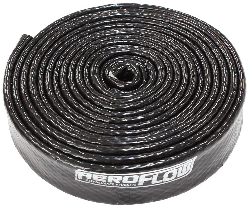 Heatguard Heat Shield Sleeves  3/4" (19mm) I.D., Suits -8,-10 & -12 PTFE Hoses, 3.7m length, Black