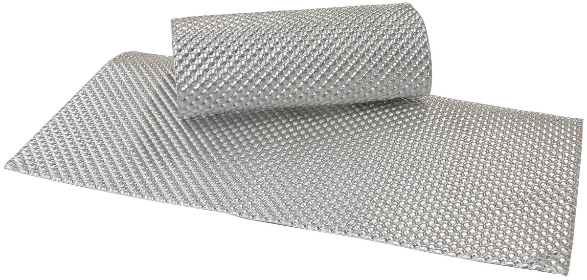 Aluminium Embossed Heat Shield - Silver Finish  24" x 24" (609.60mm x 609.60mm)