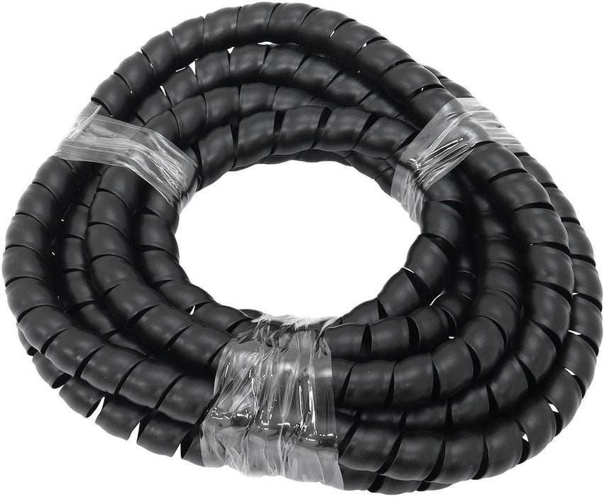 Aeroflow 17.7mm ID Spiral Wrap Black Cover - 1 Meter Length Suit -8AN 100/450 SeriesHose
