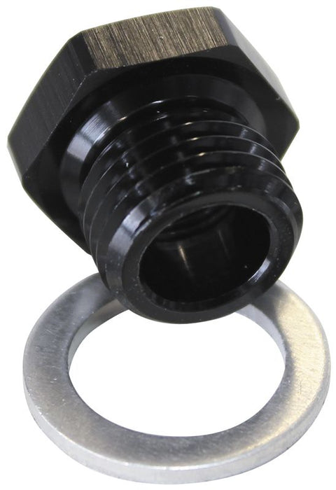 Metric Port Reducer M16 x 1.5 to 1/8"   Black Finish.