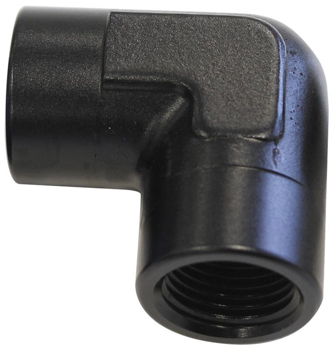 90° NPT Female Adapter - 1/2"  Black Finish