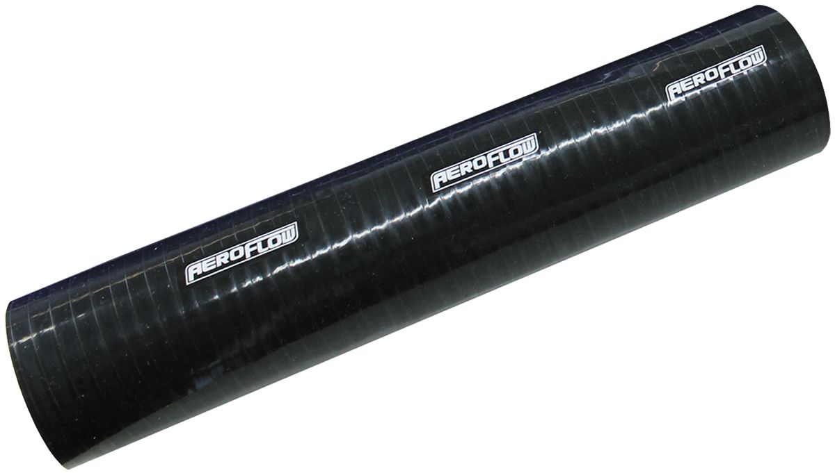 Gloss Black Straight Silicone Hose 2" (51mm) I.D .98ft (300mm) Length. 4-Ply, 13/64" (5.3mm) Wall Thickness
