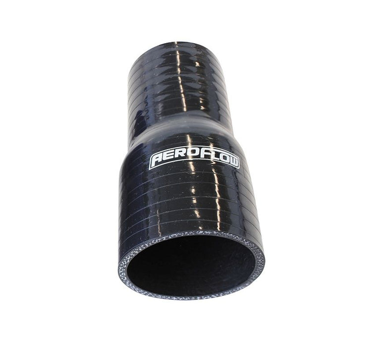 Gloss Black Straight Silicone Reducer / Expander Hose 2-3/4" (70mm) to 2" (51mm) I.D  5mm Wall Thickness, 127mm Length