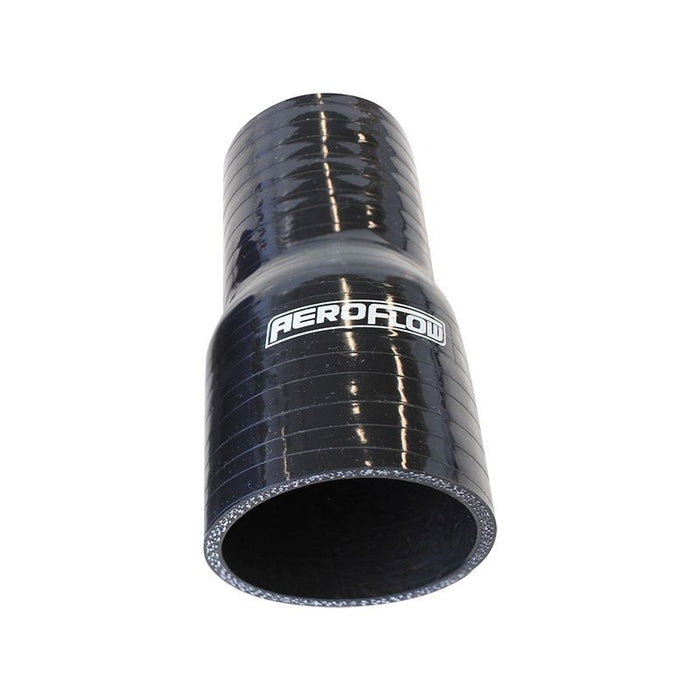 Gloss Black Straight Silicone Reducer / Expander Hose 3-3/4" (95mm) to 3" (76mm) I.D  5mm Wall Thickness, 127mm Length