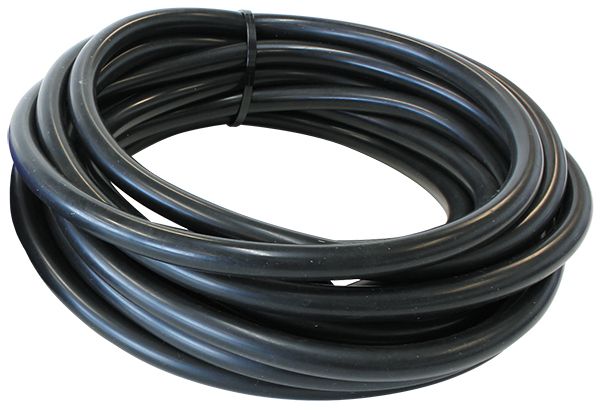 Gloss Black Silicone Vacuum Hose 1/8" (3mm) I.D 50ft. (15 metre) Length