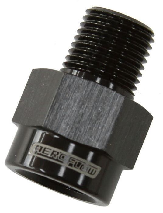 BSP Male to NPT Female Adapter  1/8" to 1/8", Black Finish