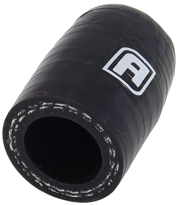 Gloss Black Silicone Heater Hose Block Off Cap 5/8" (16mm) I.D Sold Individually, 3 Ply Polyester
