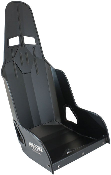 Aeroflow Pro Street Drag 15" Aluminium Race Seat, Black Finish  380mm Hip Width