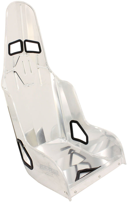 Aeroflow Pro Street Drag 15" Aluminium Race Seat, Raw Finish  380mm Hip Width