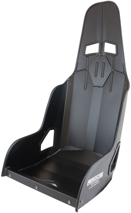 Aeroflow Pro Street Drag 16" Aluminium Race Seat, Black Finish  406mm Hip Width