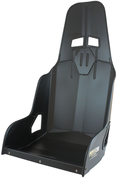 Aeroflow Pro Street Drag 18.5" Aluminium Race Seat, Black Finish  470mm Hip Width
