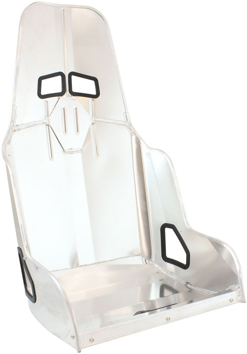 Aeroflow Pro Street Drag 20" Aluminium Race Seat, Raw Finish  508mm Hip Width