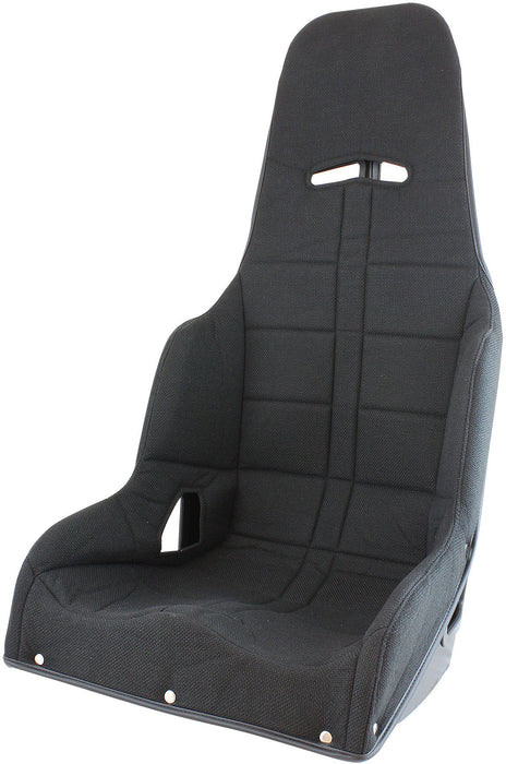 Black Tweed Seat Coverto Suit Pro Street Drag 18.5" Aluminium Race Seat   Seat Cover with Foam Inserts