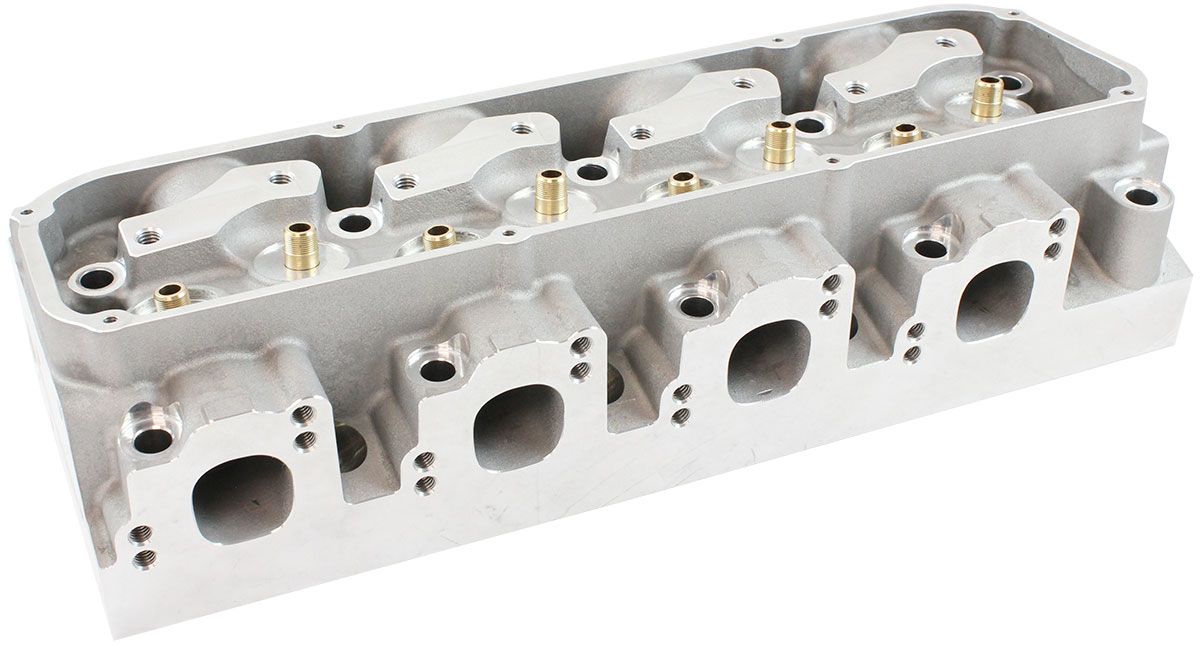 Aeroflow Bare 2V Ford Cleveland 351 208cc Aluminium Cylinder Heads with 68cc Chamber (Pair) 2.08" x 1.49" Intake Port, 1.61" x 1.50" Exhaust Port